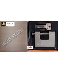 LUCCHETTO ACCIAIO SIKURO MM84 CHIAVE EUROPEA SSU84