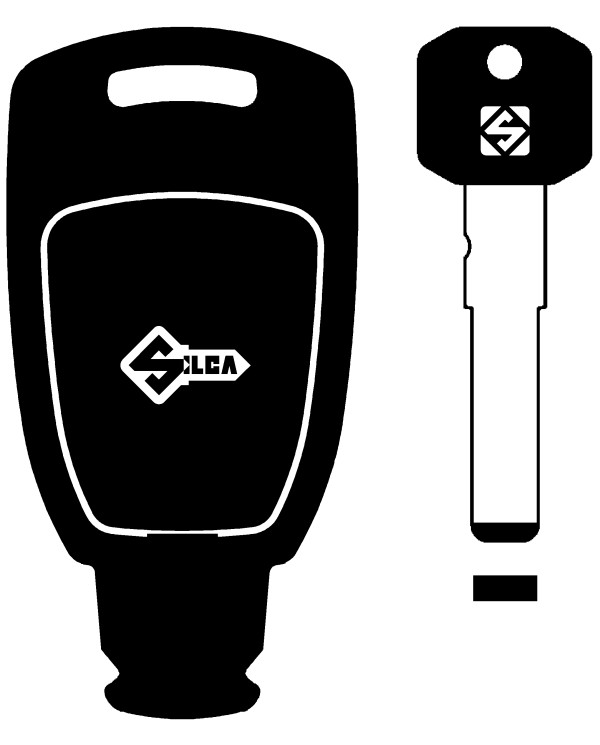 SIP22TEK CHIAVI AUTO KEYLESS PREDISPOSTE CHIP