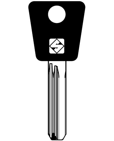 MTK15RAP CHIAVE CILINDRO PUNZONATA