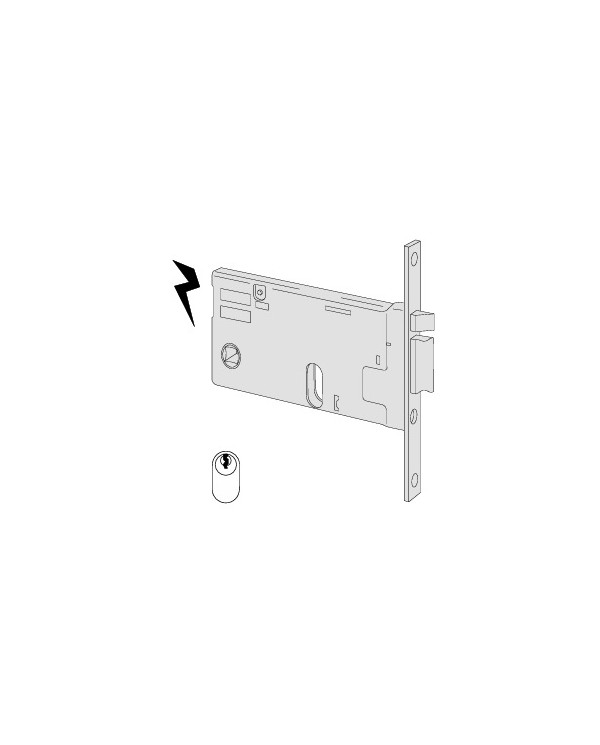 CISA ELETTROSERRATURA FASCIA ENT 80 ART 1445080