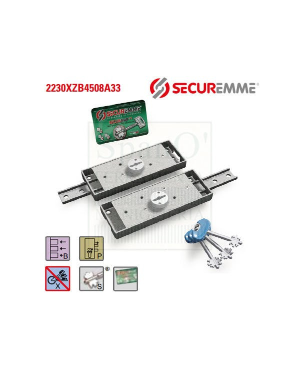 SECUREMME SERRATURA LATERALI DX/SX DM ART 2230