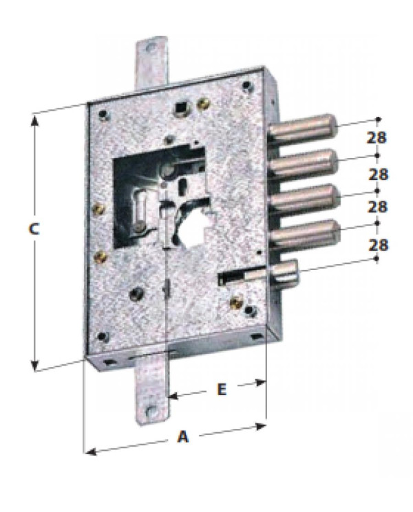 SECUREMME SERRATURA CIL BLINDATO DX ART 25011328