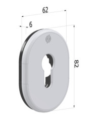 SECUREMME MOSTRINA CIL 62X82 CS ART 4302KCS
