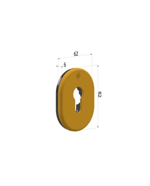 SECUREMME MOSTRINA CIL 62X82 BR ART 4302KF4