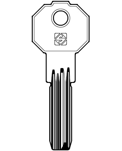 PF21 CHIAVE CILINDRO PUNZONATA