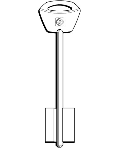 5EY34 CHIAVE SICUREZZA DOPPIA MAPPA GRANDE