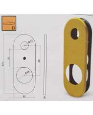 SECUREMME PLACCA 62X170 DM BR ART 4505KF4