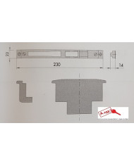 CISA CONTROPIASTRA METALLO ART 06463.05