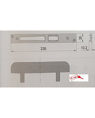 CISA CONTROPIASTRA METALLO ART 06463.57 R40