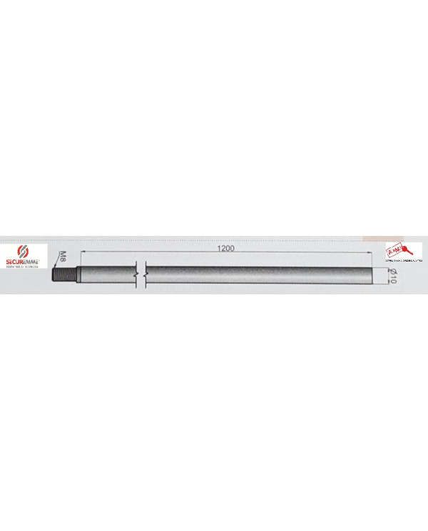 SECUREMME KIT ASTA ATTACCO FILETTATO M8 ART 5803