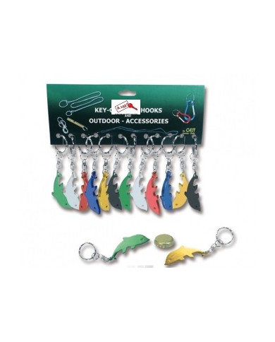 PORTACHIAVE DELFINO CNF 12 PZ COLORI ASSORTITI