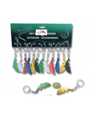 PORTACHIAVE DELFINO CNF 12 PZ COLORI ASSORTITI