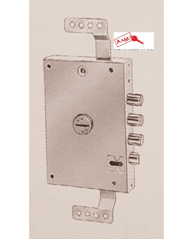 POTENT SERRATURA A PLANARE DM SX ART 1840/37/S