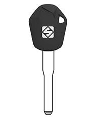 KTM1P CHIAVE AUTO TESTA PLASTICA