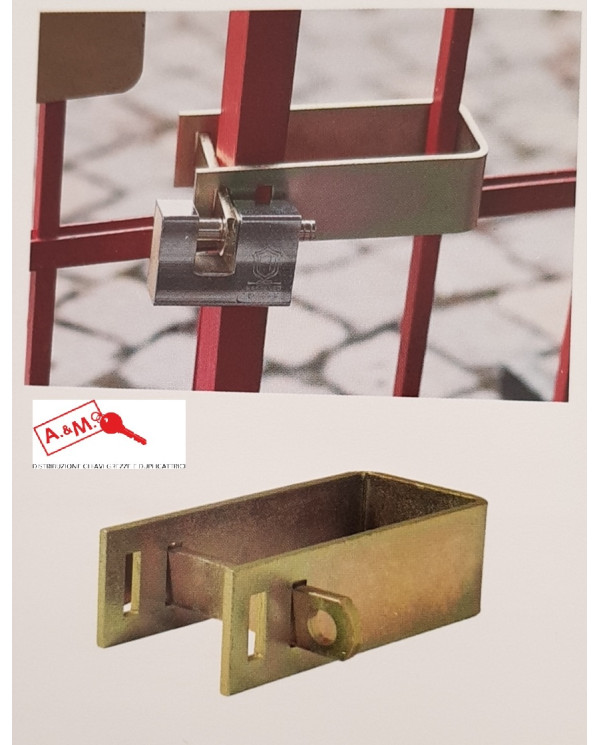 CRAVATTA PER CANCELLI MM 50 IN ACCIAIO