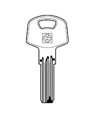 IF14 CHIAVE CILINDRO PUNZONATA