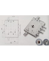 MOTTURA SERRATURA BLINDATI CIL E90 DX ART 898571