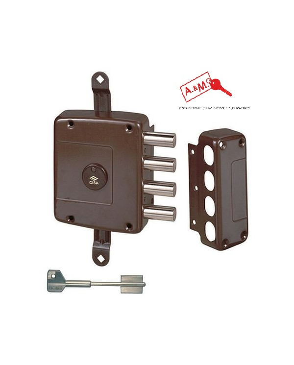 CISA SERRATURA TRIPLICE DX DOPPIA MAPPA ART 57162