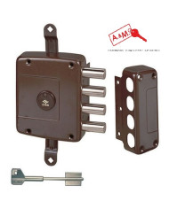 CISA SERRATURA TRIPLICE DX DOPPIA MAPPA ART 57162