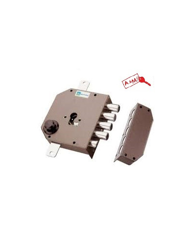 MOTTURA SERRATURA TRIPLICE CILINDRO ART 38630 DX