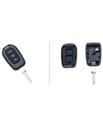 HU136RS8 GUSCIO CHIAVE AUTO 3 PULSANTI