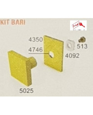 SECUREMME KIT POMOLO QUADRO BARI CROMO SAT