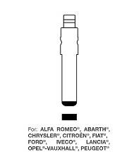 SIP22CH INSERTO CHIAVE RADIOCOMANDO IRFH