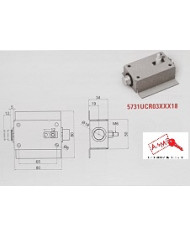 SECUREMME LIMITATORE SCORREVOLE DX/SX CON ALETTE