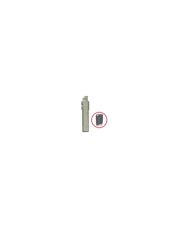 INSERTO CHIAVE AUTO PER VW LAMA HU66 ART 2874