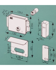 FF ELETTROSERRATURA CIL FISSO E70 DX 2 MANDATE