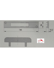 CISA CONTROPIASTRA METALLO ART 06465.10.0