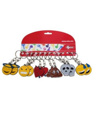 PORTACHIAVE NEW EMOJI ASSORTITI CNF 12 PEZZI