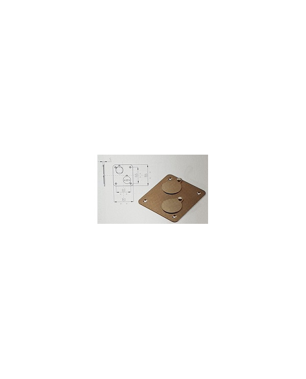 DIERRE MOSTRINA INTERNA 4 FORI OTTONE DM SX