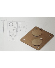 DIERRE MOSTRINA INTERNA 4 FORI OTTONE DM SX