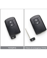TOY52P18 RADIOCOMANDO CHIAVE AUTO 2 PULSANTI