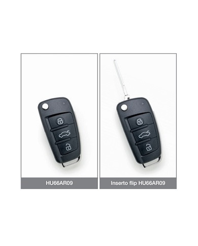 HU66AR09 RADIOCOMANDO CHIAVE AUTO 3 PULSANTI