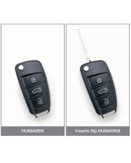 HU66AR09 RADIOCOMANDO CHIAVE AUTO 3 PULSANTI
