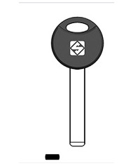 TRK14DP CHIAVE CILINDRO PUNZONATA