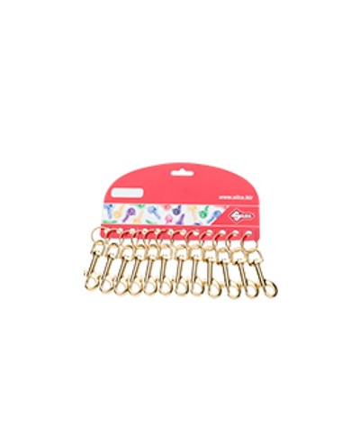 MOSCHETTONE DORATO CON ANELLO CNF 12 PZ AVK7182