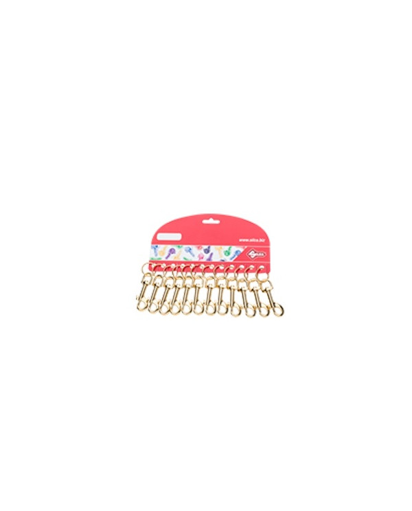 MOSCHETTONE DORATO CON ANELLO CNF 12 PZ AVK7182