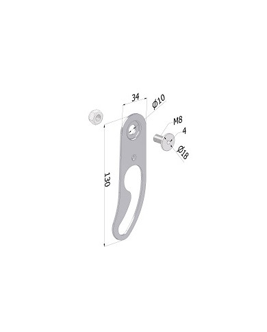 SECUREMME KIT CONTROPIASTRA PER LIMITATORE DX