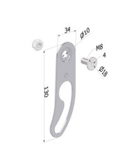 SECUREMME KIT CONTROPIASTRA PER LIMITATORE DX