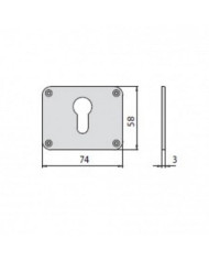 CISA BORCHIA NYLON PER CILINDRO ART 0614156
