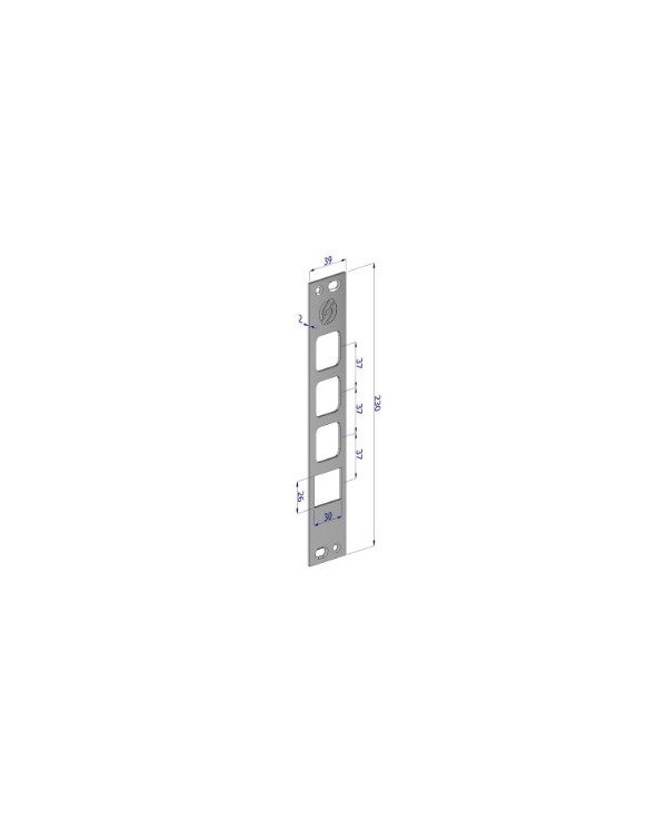 SECUREMME CONTROPIASTRA E REGOLASCR I37 ART 2501