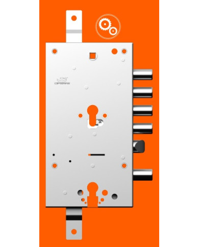 CIPIERRE SERRATURA BLINDATI E60 DOPPIO CIL I28