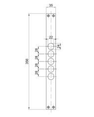 CIPIERRE CONTROPIASTRA SERRATURA BLINDATI I28
