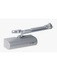 CISA CHIUDIPORTA CON FERMO ARGENTO SMART PLUS 2