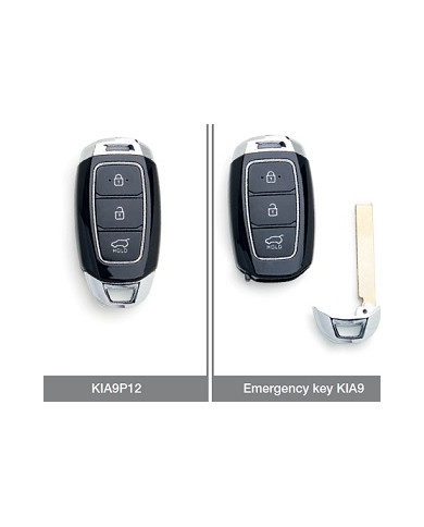 KIA9P12 RADIOCOMANDO CHIAVE AUTO 3 PULSANTI