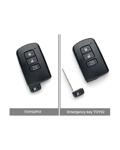 TOY52P41 RADIOCOMANDO CHIAVE AUTO 3 PULSANTI