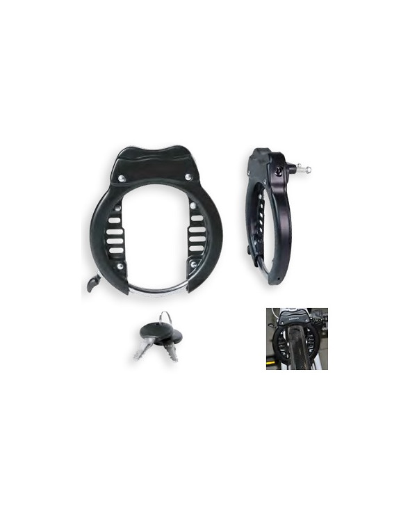 LUCCHETTO BLINDATO FISSO PER BICI 2 VITI